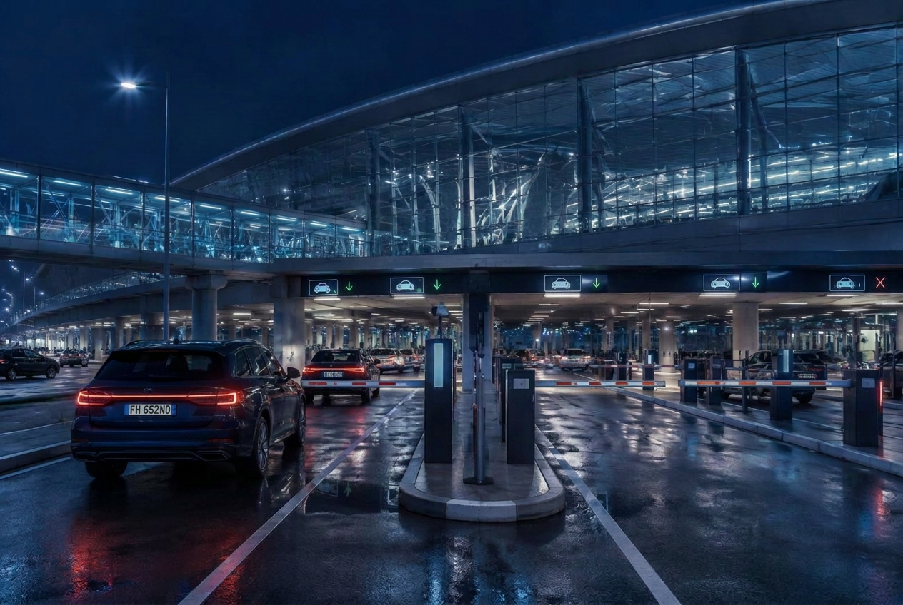 Soluzione di parcheggio intelligente per Airports