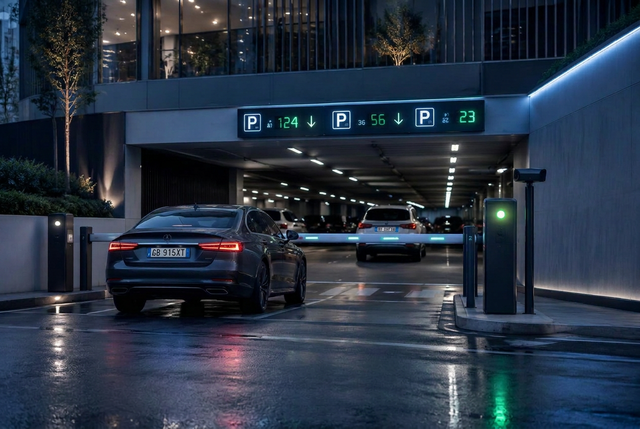 Soluzione di parcheggio intelligente per Shopping malls